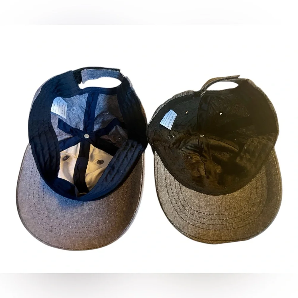 EUC - Toddler Boy Baseball Hat Bundle - Size 48 (12-24 Months), Blue & Charcoal - Picture 2 of 4
